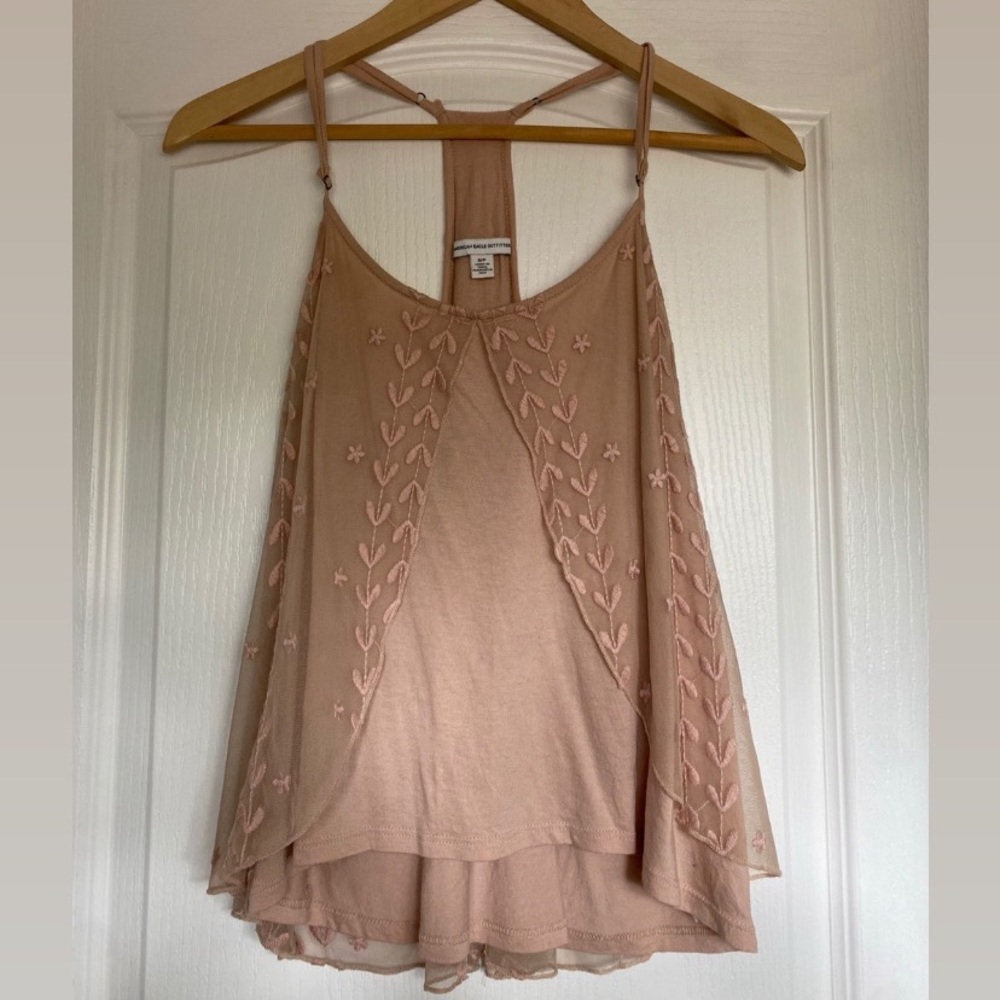 American Eagle Outfitters blush pink tank top